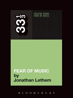 cover image of Talking Heads' Fear of Music